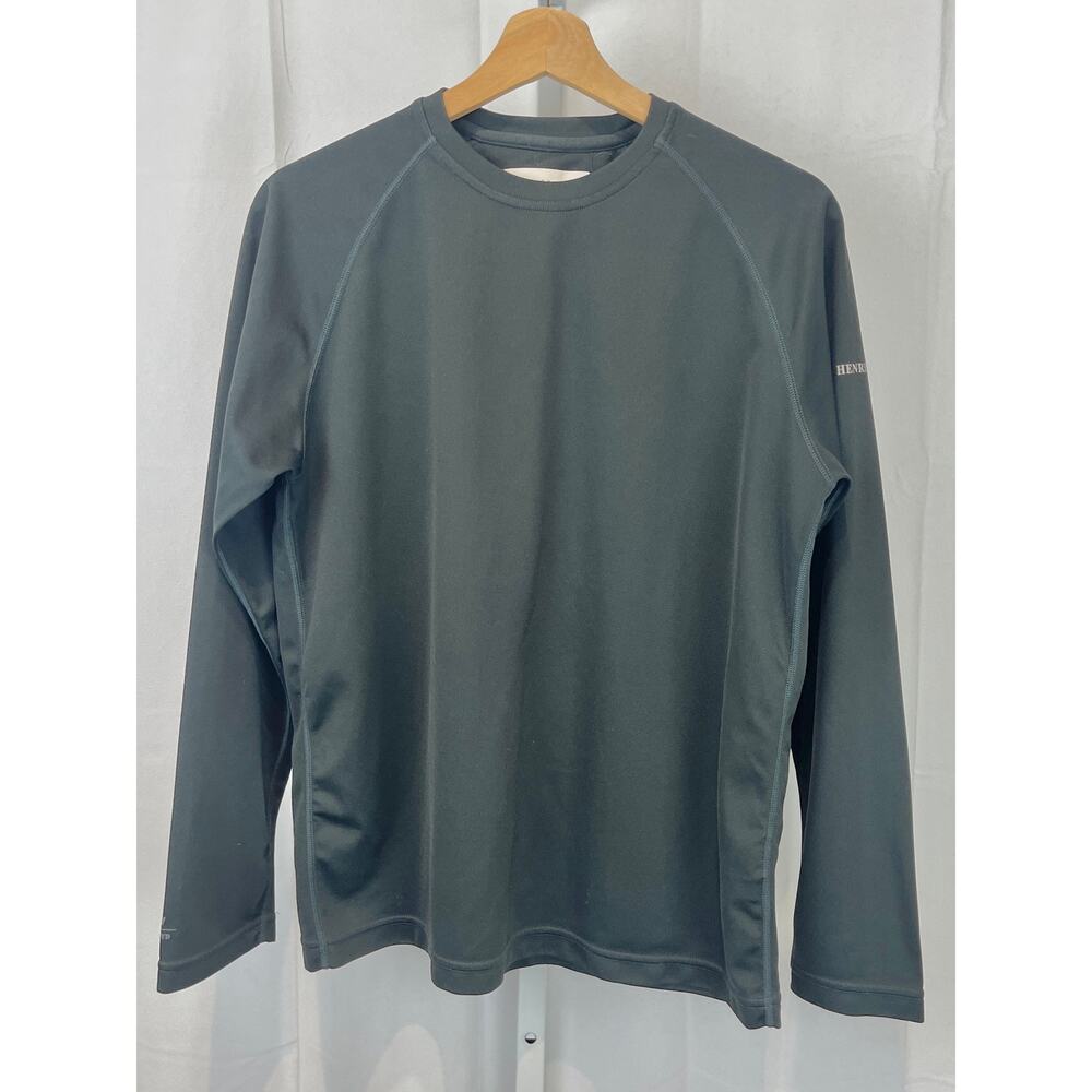 HENRI LLOYD Atmosphere Long Sleeve Tee T Shirt Y30245 UV Wicking Black Size S